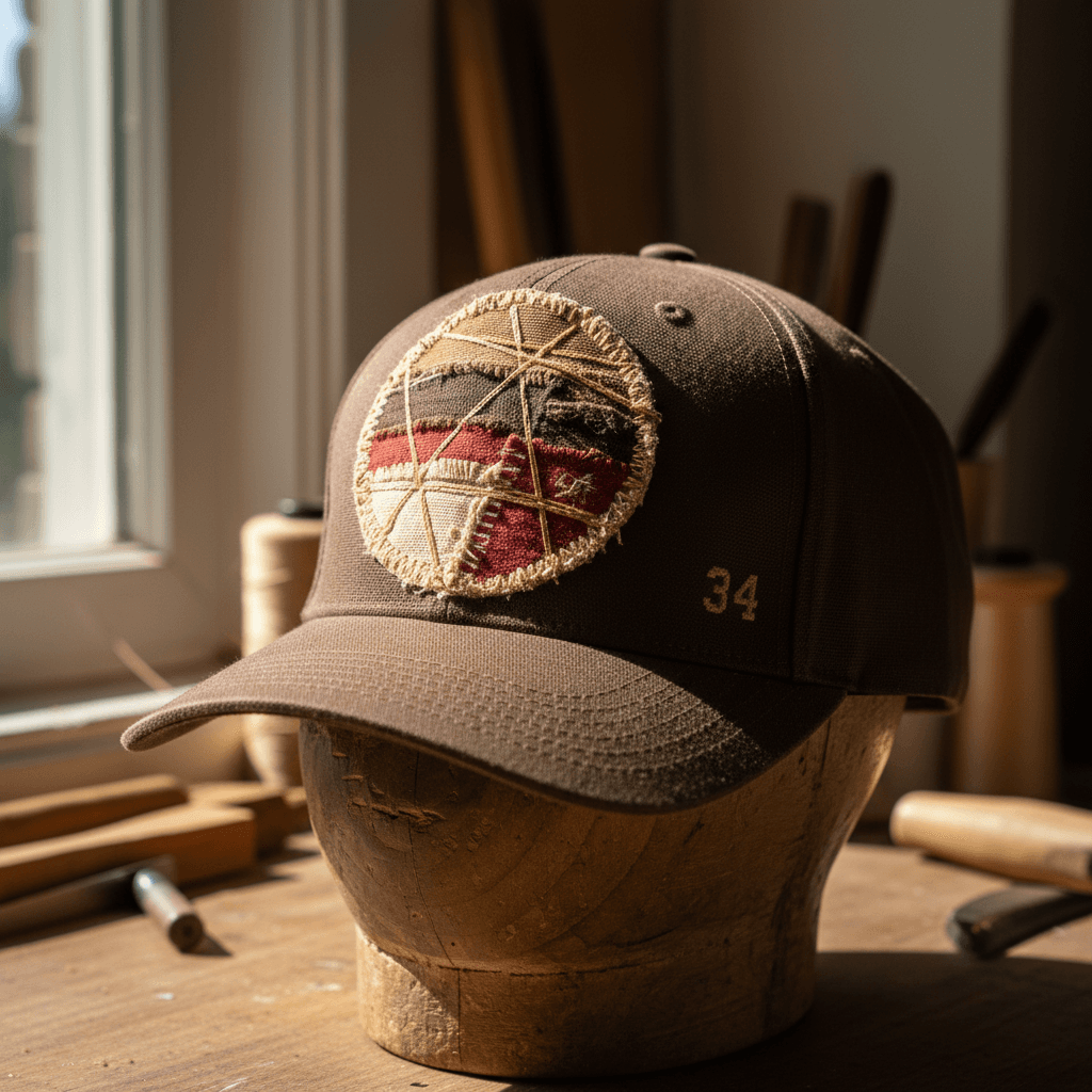 Embroidered baseball cap from Nobil's Sports and Trophies